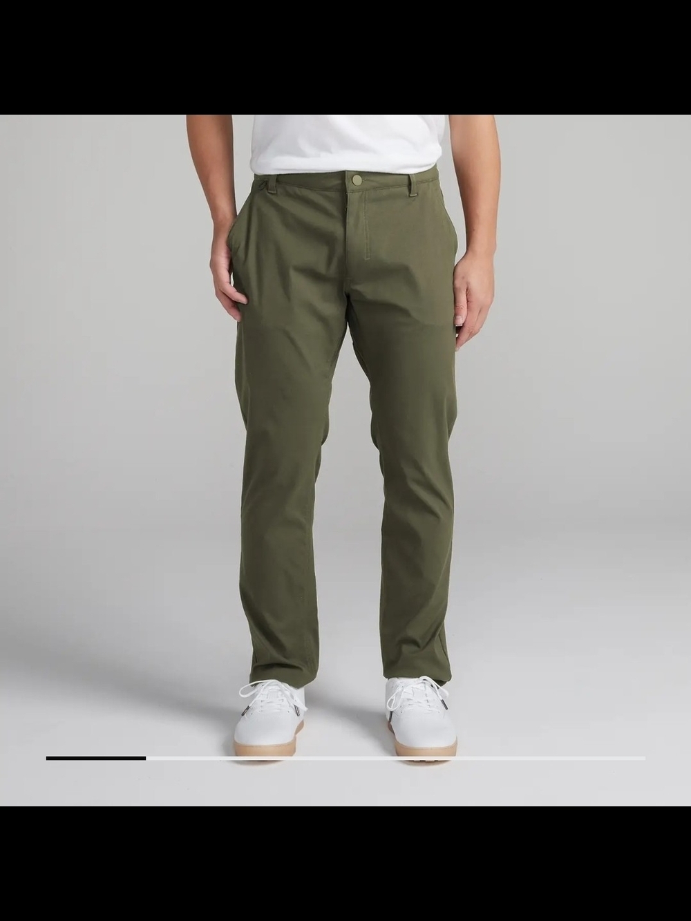True Linkswear Men's Olive Green All Day Chino